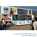 YES-C40 mobile stage container, mobile container with big stage for product promotion and roadshow